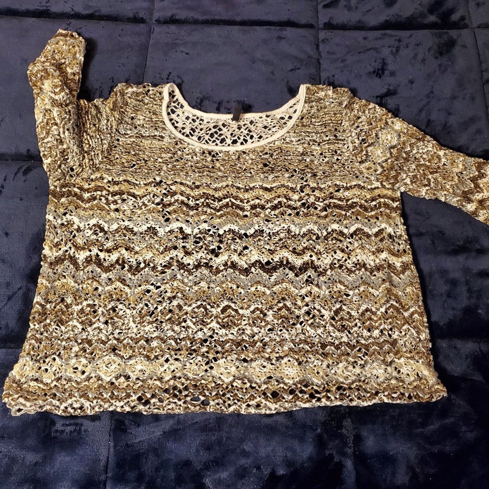 B2G1 - Brown/beige knit sweater
